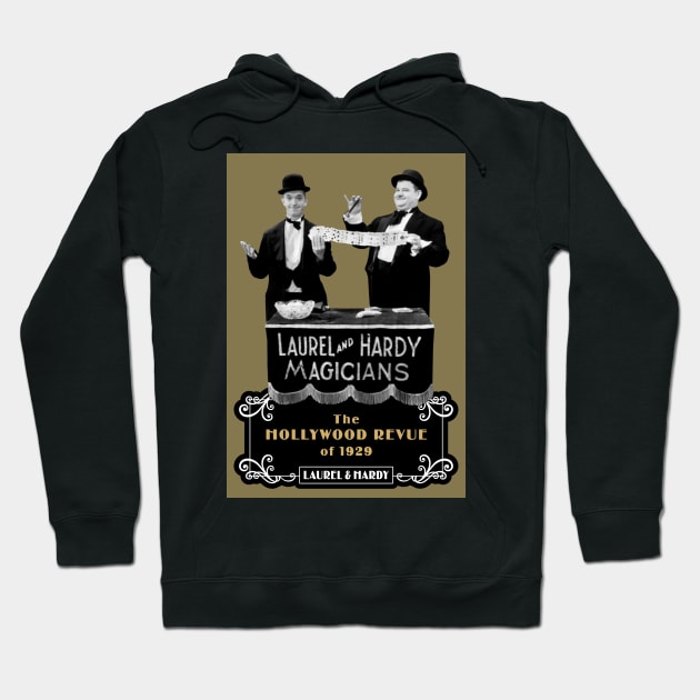 Laurel & Hardy: Magicians (The Hollywood Revue of 1929) Hoodie by PLAYDIGITAL2020